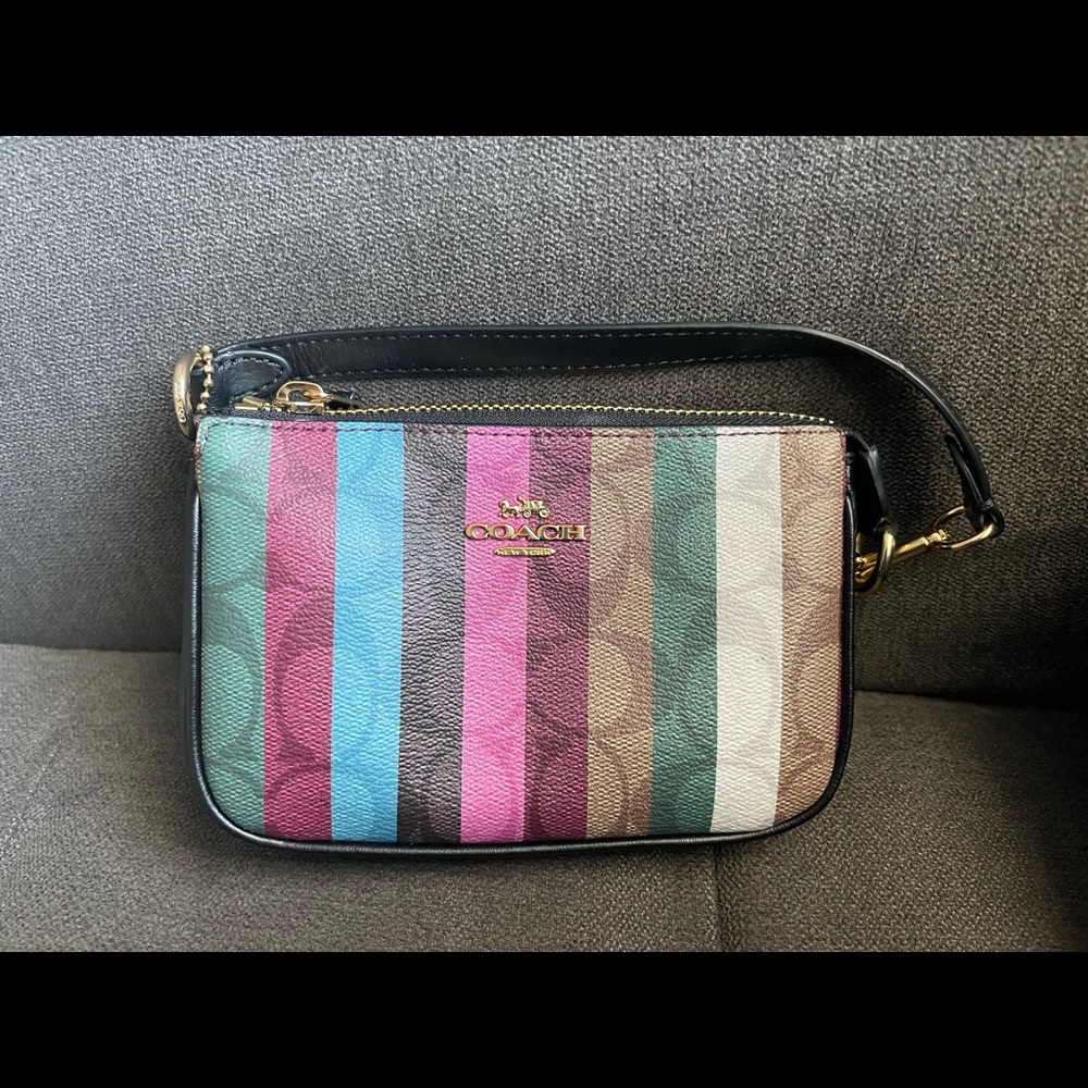 Coach Nolita 15 Limited Edition Signature Stripes